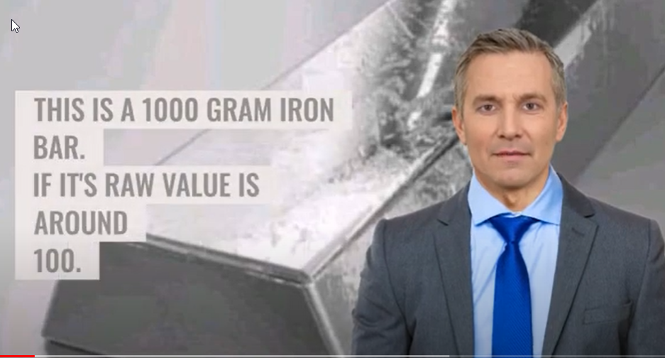 Value of Iron in different forms